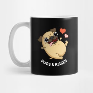 Pugs & Kisses Funny Dog Pun Mug